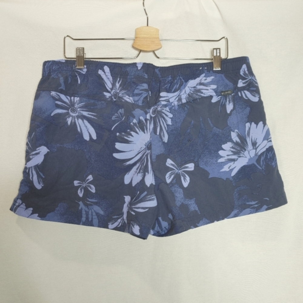 Columbia‎ Sandy River II Printed Shorts Nylon Purple Nocturnal Daisy Party XL 3"